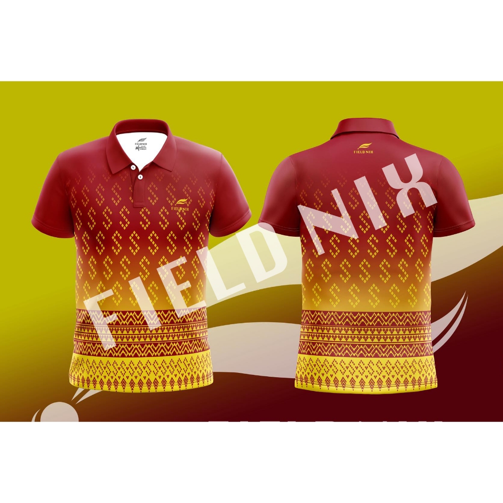 FIELDNIX พร้อมส่ง โปรดระวังของลอกเลียนแบบ #เสื้อลายขอ ผ้ากีฬา อย่างดี ไม่ต้องรีด สวมใส่สบาย