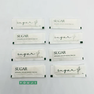 น้ำตาลทรายขาว 4 กรัม 100 ซอง (ลาย sweeter) / White sugar 4 g. 100 pcs