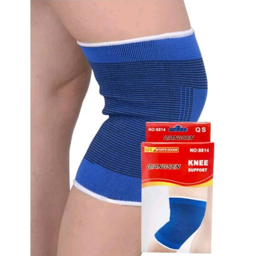 ผ้ายืดพยุงเข่า 2 ข้าง ฟรีไซส์ ขนาด 14x23cm KNEE SUPPORT Queenfish QF-H503 ผ้ารัดหัวเข่า ป้องกันการอักเสบ พยุงกล้ามเนื้อ