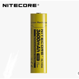 Nitecoreถ่านชาร์จNL1836 3600mAh(18650)3.7V 1ก้อน