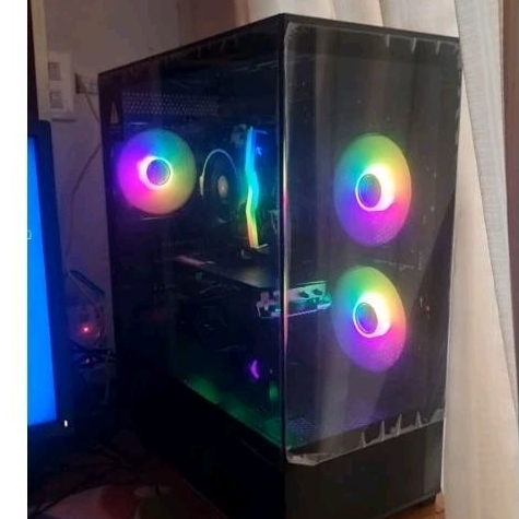 คอมแรงๆ เล่นเกมหนักๆ ตัดต่อทำคลิป Ryzen 5 4600G 6/12คอร์ RTX 3050 8G M.2 RAM 16G