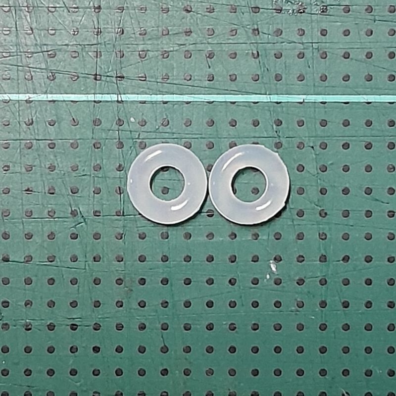 ปะเก็น โอริง ซิลิโคนสำหรับตัวปรับละเอียด ต่อกับนับฟอง หรือตัวแยก CO2 Silicone Oring อุปกรณ์ไม้น้ำ (จำนวน 2 ชิ้น/ชุด)