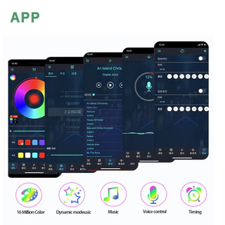 ตัวคุมไฟ RGB บลูทูธ APP DC5-24V Mini 24 Keys คีย์รีโมทคอนโทรล ตัวควบคุมไร้สายบลูทูธ SPI LED ใช้ได้กับ WS2812 WS2811