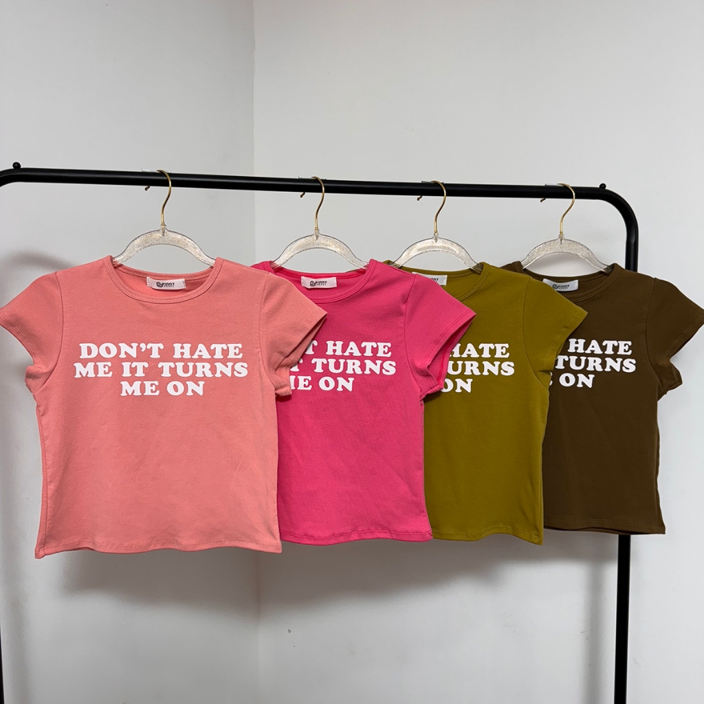 🌈SpinnyHouse🌈เสื้อยืด babytee ผ้ายืดยูนิโค่ สกรีนช่วงอก 😻 งานตามหา รุ่น เนสท์เล่ B-004-4-A