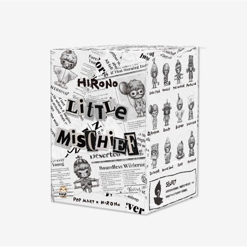 (Live/วีดิโอลด100฿) กล่องสุ่มพร้อมส่ง 🤎HIRONO LITTLE MISCHIEF SERIES : Pop Mart