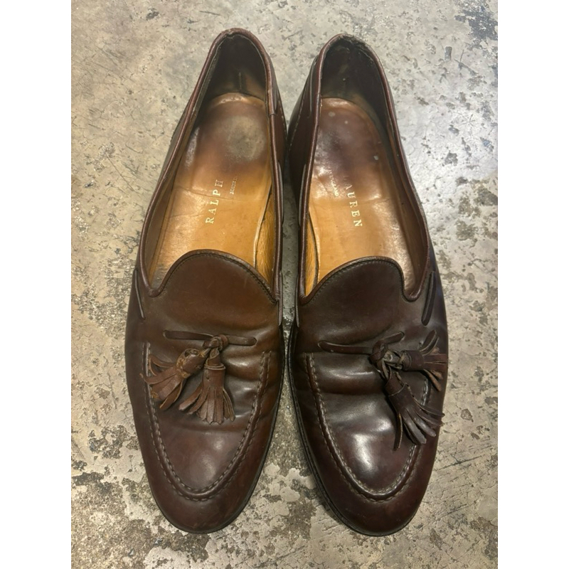 สินค้ามือสองRalph Lauren tassels loafer shellcordovan