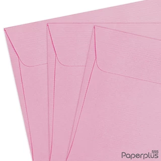 555paperplus ซอง No.3 1/2 x 7 - เคคิว ฝาขนาน/พิมพ์พื้น ฝาเอกสาร (50 ซอง) ใส่การ์ดขนาด 3 x 6 นิ้ว
