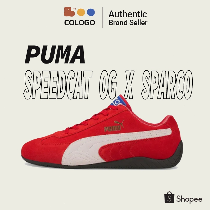 PUMA Speedcat OG x Sparco "Ribbon Red White" รองเท้า