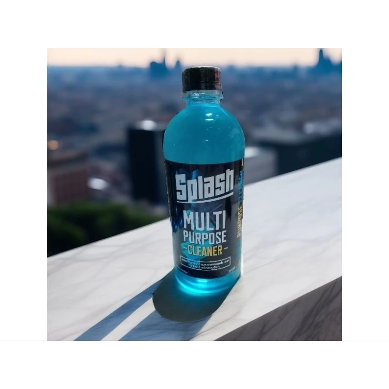 Splashขนาด500ml ฟรีหัวฉีด น้ำยาทําความสะอาดรถยนต์ ฉีดแล้วเช็ด ขจัดคราบ ระเบิดขี้ไคล  รอยควันดำ น้ำมันเครื่อง คราบจารบี