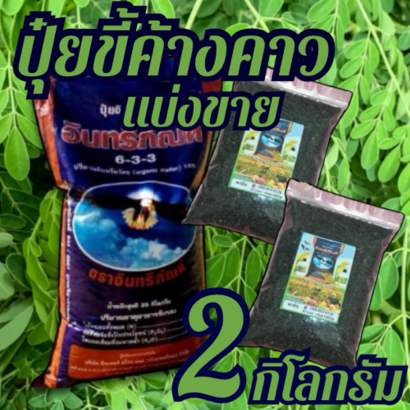 ปุ๋ยขี้ค้างคาว อินทรีย์ภัณฑ์633 2 กิโลกรัม