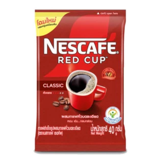 เนสกาแฟ เรดคัพ NESCAFE Red Cup กาแฟสำเร็จรูปผสมกับกาแฟคั่วบดละเอียด เรดคัพ ถุง 40 / 80 / 165 กรัม