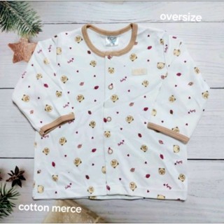 เสื้อเด็กแรกเกิด3-12เดือน เสื้อเด็กอ่อนแขนยาวกระดุมหน้า