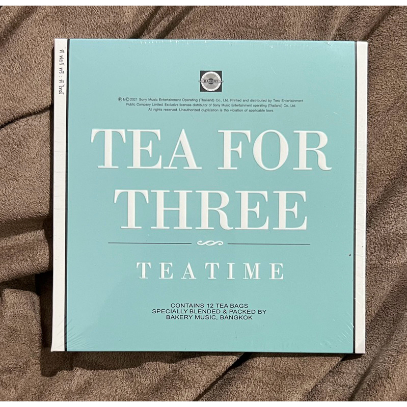 G02-แผ่นซีดี ซีดีเพลง CD Tea For Three - Tea Time(ใหม่/ซีล)