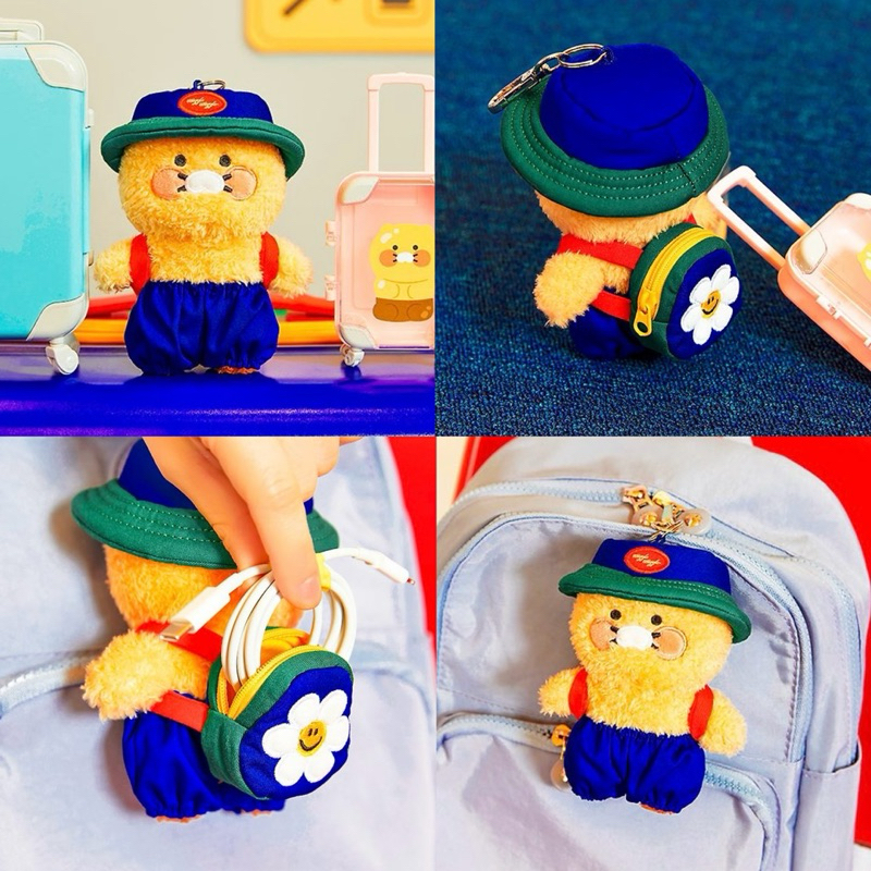 พร้อมส่ง Kakao Friends x Wiggle Wiggle พวงกุญแจ ตุ๊กตา Choonsik น่ารักมาก กระเป๋าเล็กๆ gift doll keychain 46114