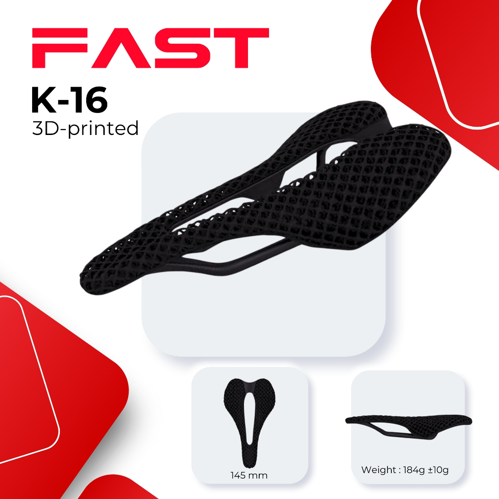 FAST เบาะจักรยาน รุ่น K-16 (3D Printed)