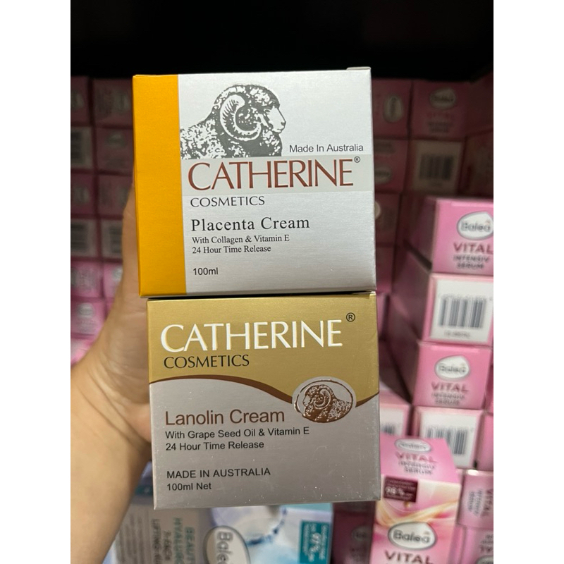 ครีมรกแกะแท้ Catherine placenta/lanolin จากออสเตรเลีย 100กรัม