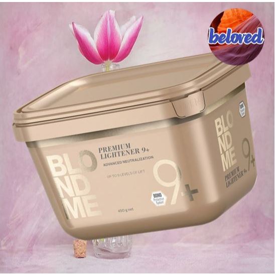 Schwarzkopf Blondme Bond Enforcing Premium Lightener 9+ ขนาด 450 g ผงฟอก ที่สามารถยกได้ 9 ระดับ