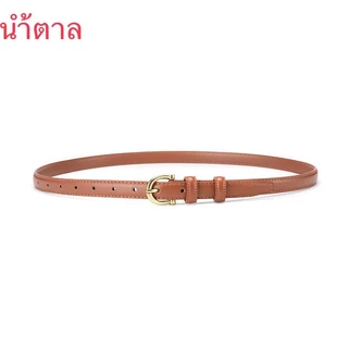 เข็มขัดหนังนิ่ม คุณภาพสูง แฟชั่นสําหรับผู้หญิง