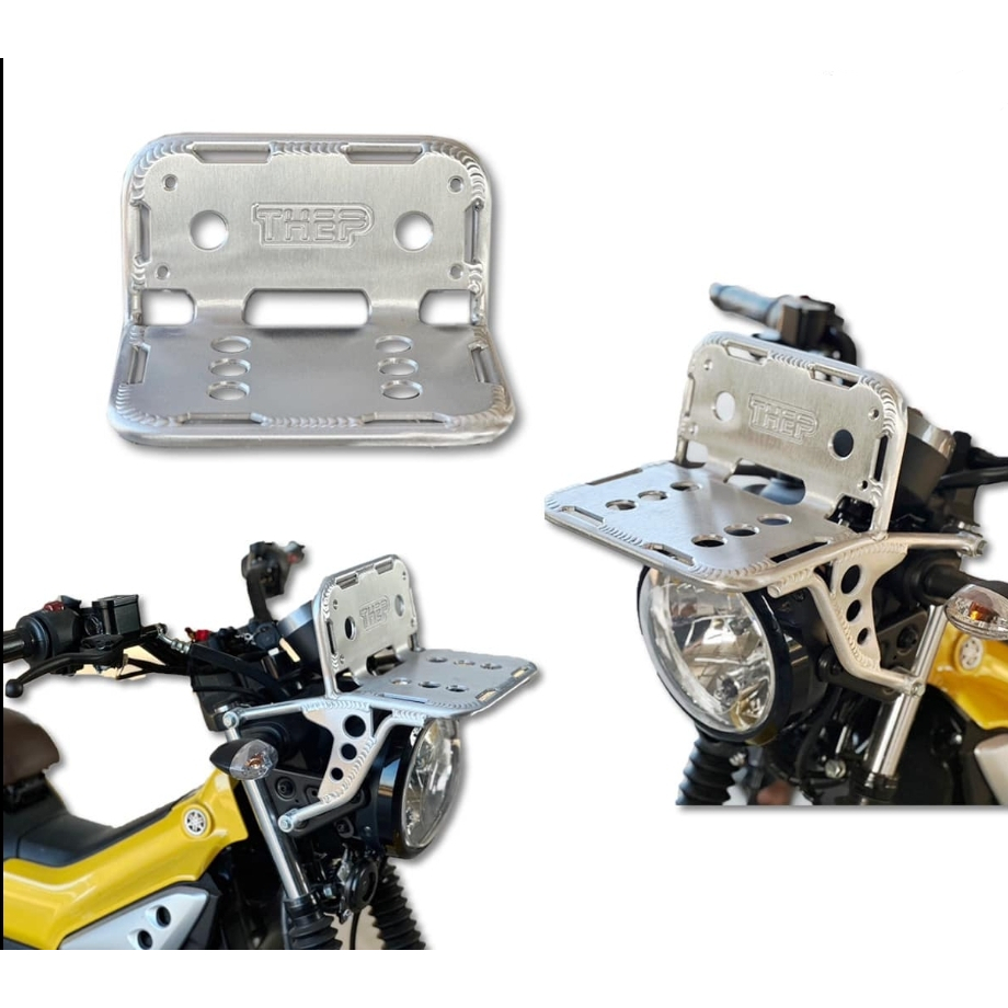 ตะแกรงหน้า รุ่น PG-1 อลูมิเนียม อย่างดี PG-1 Yamaha ตาข่าย ของแต่งรถมอไซค์ วางของ อะไหล่ PG01