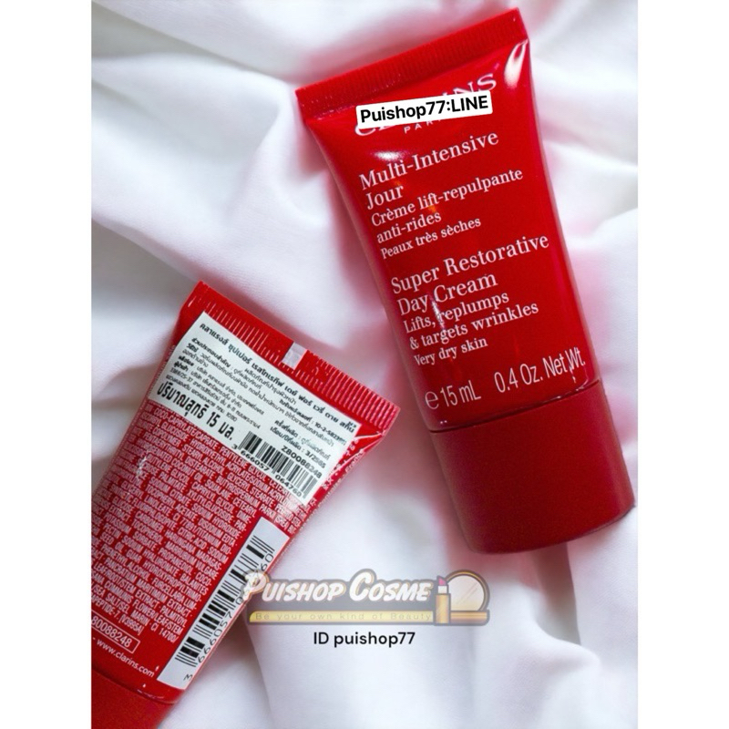 ป้ายไทย Cl ar in s Haute Exigence Multi-Intensive  Super Restorative  day/night  15ml