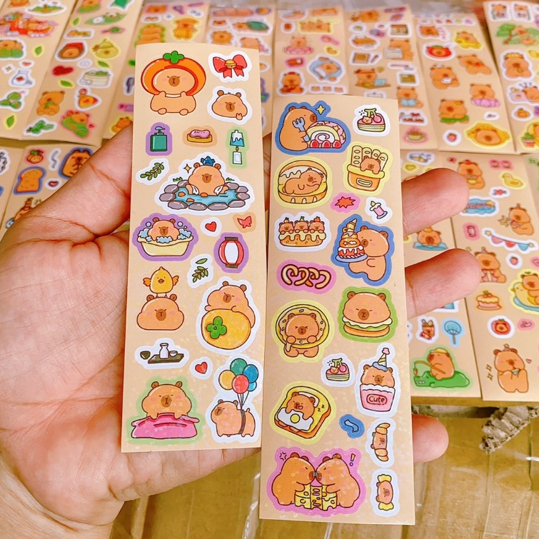สติ๊กเกอร์ การ์ตูน DIY ตกแต่งลายน่ารัก สุ่มลาย