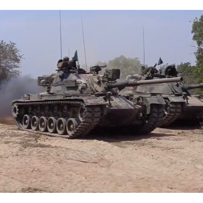 โมเดลจำลอง รถถัง M48A5 ทบ.ไทย ลายพรางปัจจุบัน ขนาด 1/144