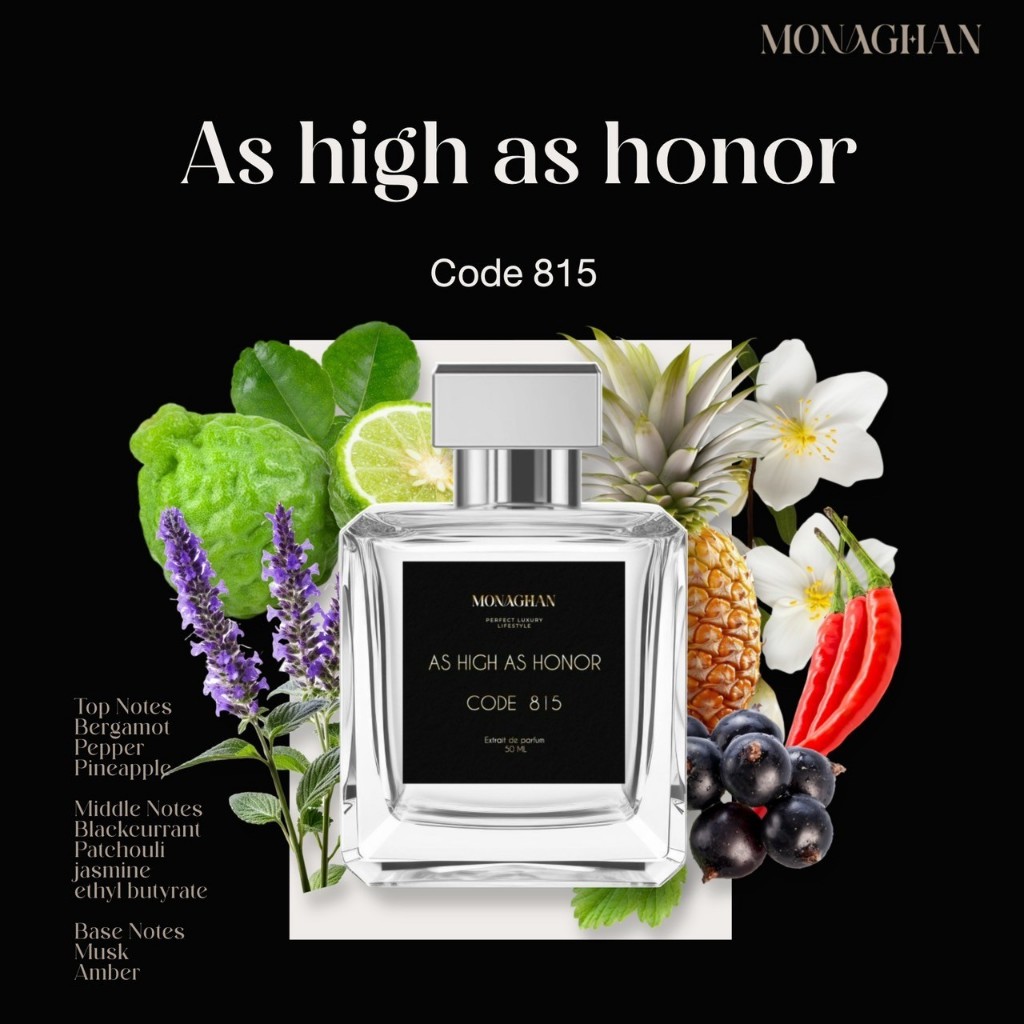 As high as honor Code 815 ลูกค้ารีวิวคล้าย CREED Aventus น้ำหอม  Monaghan Perfume โมนาฮันน้ำหอมนิช