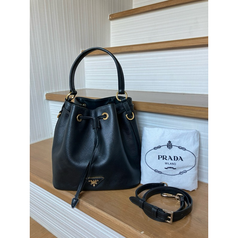 Prada Saffiano Bucket Bag