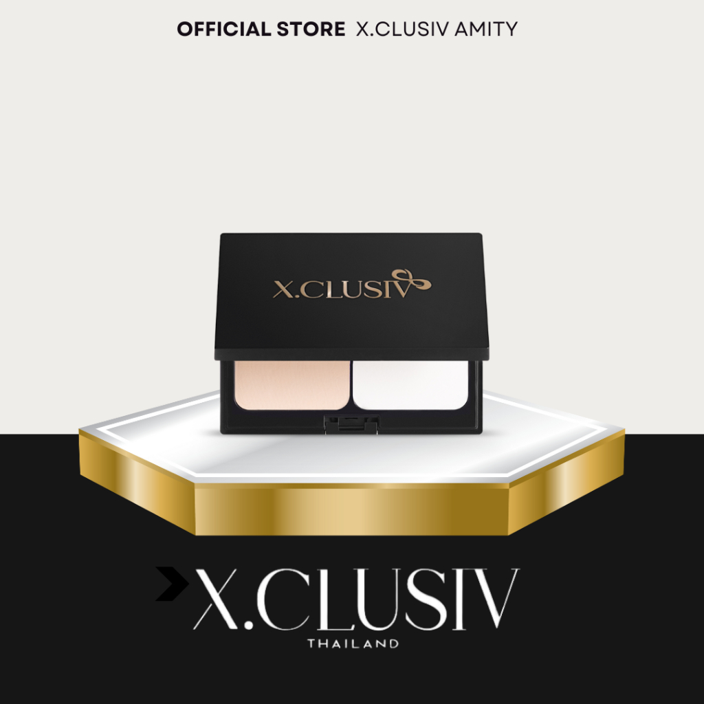 ผลิตภัณฑ์แป้งผสมรองพื้น X.CLUSIV Silky Velvet Perfection Powder