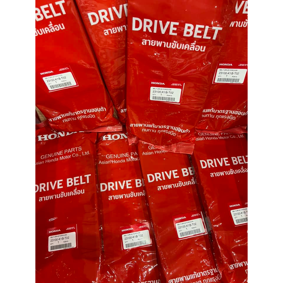 สายพานแท้ HONDA FORZA350 ADV350 ทุกปี รหัส 23100-K1B-T02 รับประกันของแท้เบิกศูนย์ 100% สายพานแท้ฟอซ่