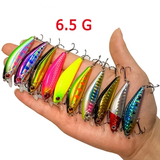 เหยื่อตกปลา เหยื่อปลอม อุปกรณ์ตกปลา เหยื่อปลั๊ก Fishing Lure Plastic Bait Lure For Fishing 3D Eyes
