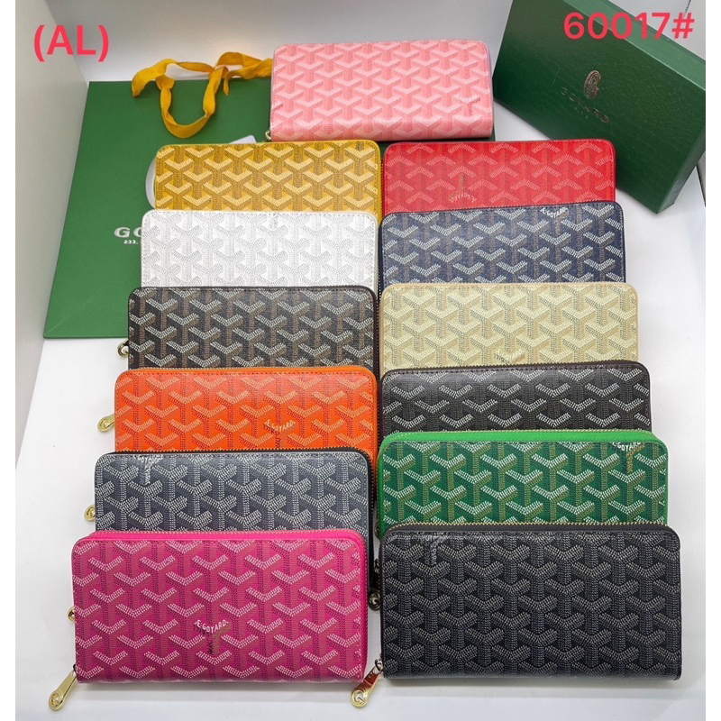 [พร้อมส่ง] กระเป๋าตังค์ใบยาวแบบซิปสินค้าพร้อมกล่องงานจริงตรงปก
