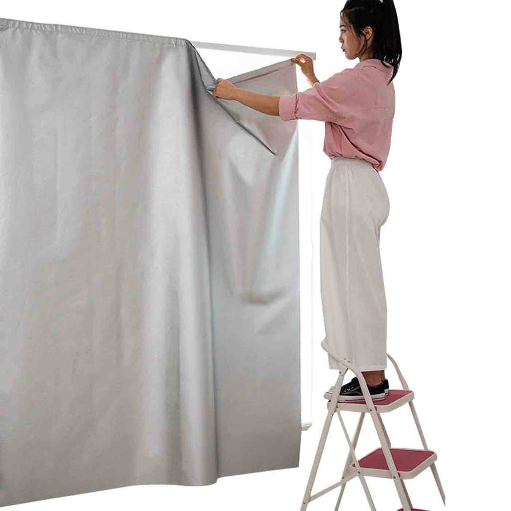 ผ้าม่านกันแสง ผ้าม่าน ผ้าม่านหน้าต่าง 👍️ กันยูวี100%/กันแสง100% ติดตั้งง่าย หมัดฟรี วินเทจ ⚡️ พร้อมส่ง - รูปที่ 5