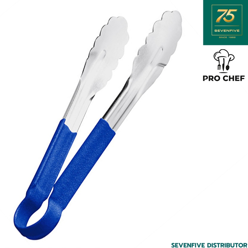 PRO CHEF ที่คีบอาหาร ที่คีบ คีบบุฟเฟต์ คีมคีบอาหาร ไม้คีบอาหาร ที่คีบด้ามจับพลาสติก ยาว9นิ้ว PRC1-KB-CP-I A 9