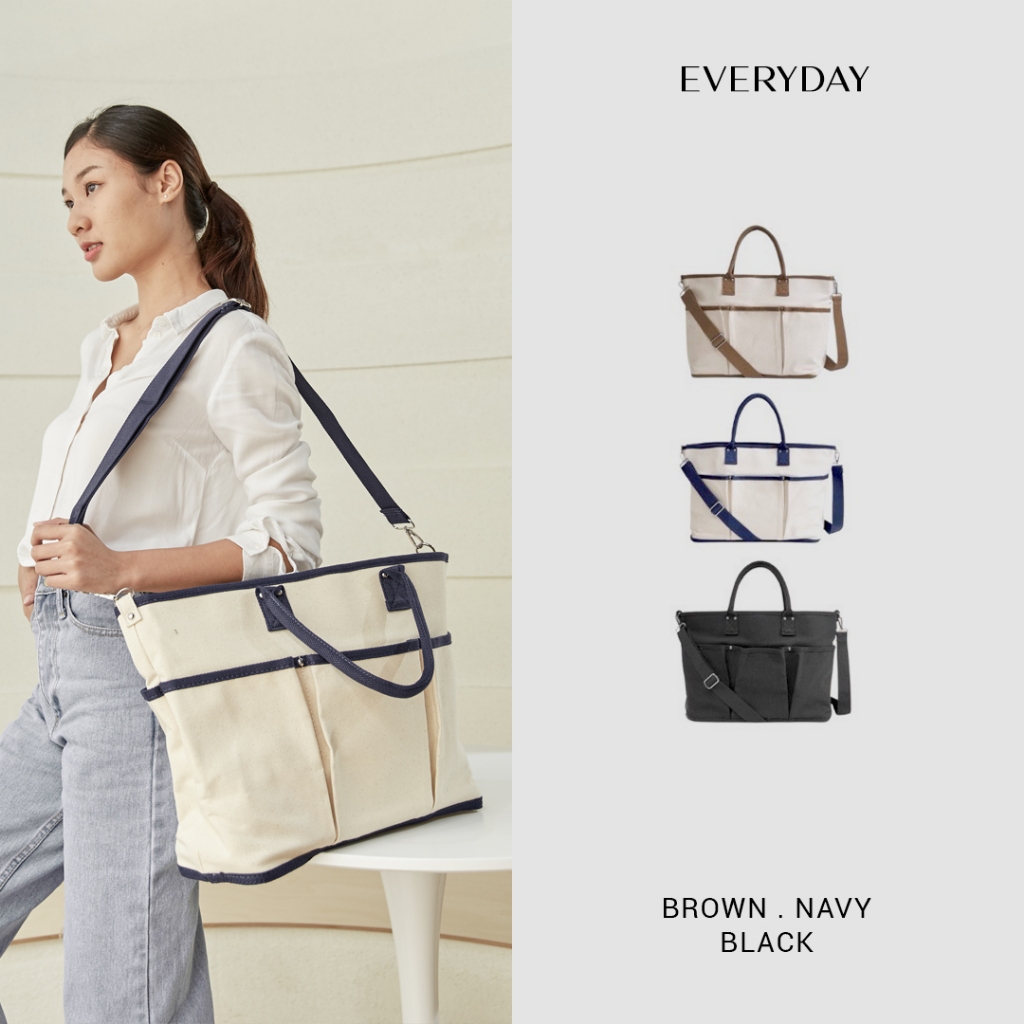 ABDSTORE - EVERYDAY LARGE BAG กระเป๋าผ้า ผ้าแคนวาส by Ambassador 17