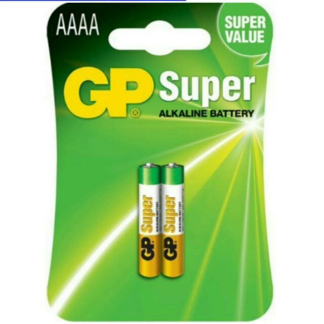 GP Orignal Super Alkaline Battery ถ่านอัลคาไลน์ AAAA,4A,LR8D425,E96 (2 ก้อน / pack)