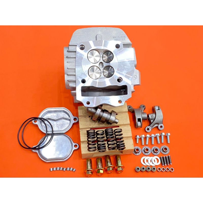 ฝาสูบ4วาล์วW125&ปลาวาฬ57,59,60,64,65,66,67,68พร้อมอุปกรณ์ครบชุด มอเตอร์ไซค์ สินค้าคุณภาพสูง