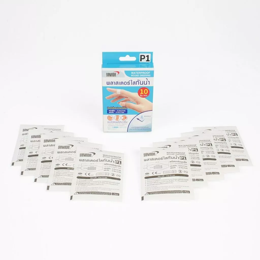 พลาสเตอร์ใสปิดแผล  ปกป้องบาดแผลจากน้ำ สิ่งสกปรกและเชื้อโรค กันการติดเชื้อ YAMADA thumbnail 9