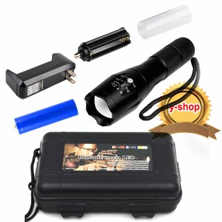 A100  ไฟฉายความสว่างสูง Flashlight LED CREE XML T6  ไฟฉายความสว่างสูง  5โหมด