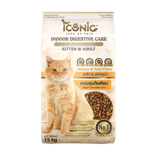 อาหารแมว iconic รสไก่,ปลาทูน่า แบบแบ่งขาย 1 กิโล