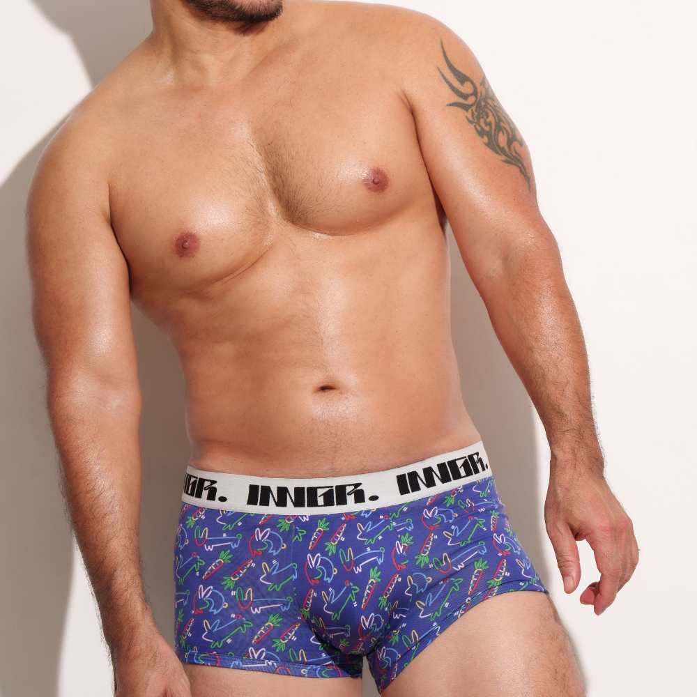 กางเกงในชาย ชุดชั้นในชาย กางเกงในขาสั้น BOXER TRUNK รุ่น ING02004 แพ็ค 1 ตัว ผ้า Cotton Spandex  ระบายอากาศได้ดี ราคา ถูกที่สุด ดีลบีเคเค แกลเลอรีภาพที่ 5