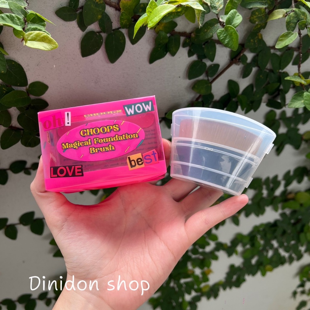 ((dinidon shop)) จุ๊ปส์ Choops Magical Foundation brush แปลงทารองพื้น