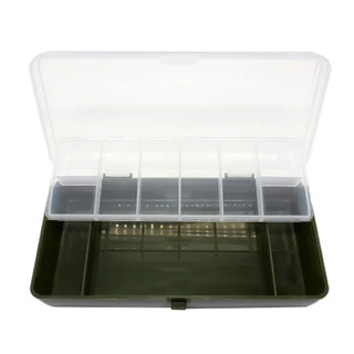 กล่องเก็บเยื่อปลอม 2ชั้น กล่องอเนกประสงค์เลเซอร์ กล่องใส่อุปกรณ์ตกปลา Laser Tackle Box กล่องพลาสติก