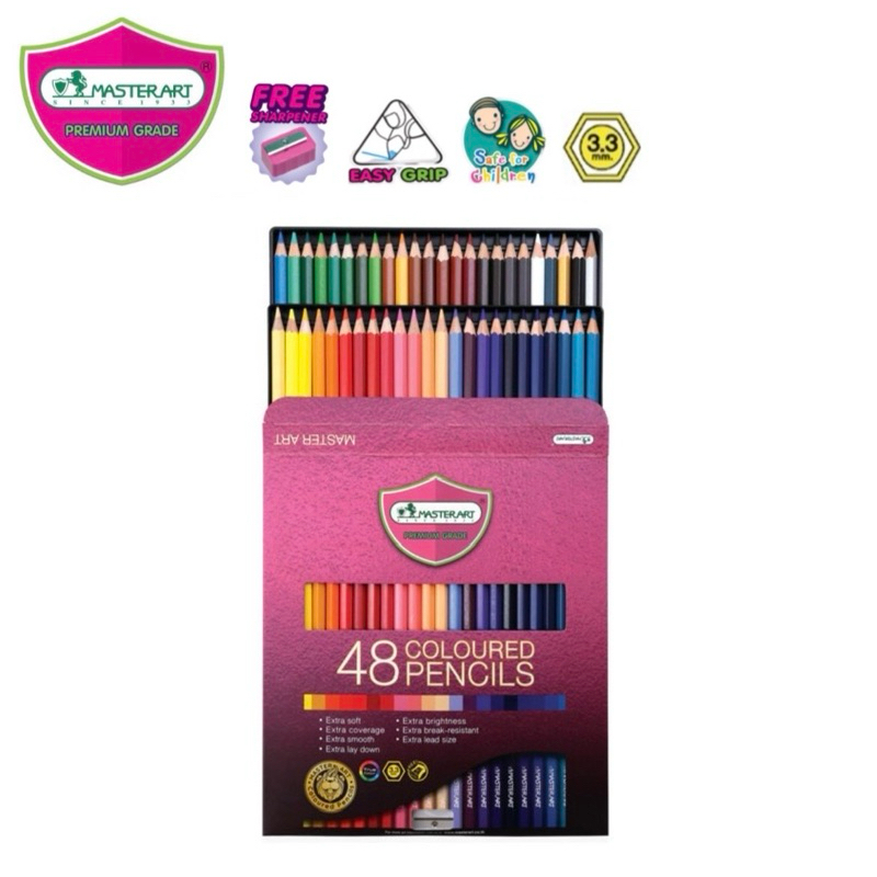 Master Art ดินสอสี สีไม้ 12 รูปที่ 5