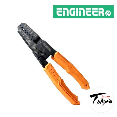 【100% Authentic Japan】Engineer PA-24　คีมย้ำสายไฟอเนกประสงค์ /เครมเปอร์, ผลิตในประเทศญี่ปุ่น การจีบที