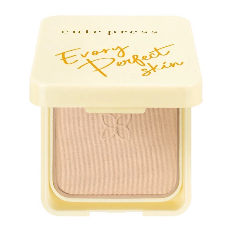 คิวเพรส (รีฟิว)แป้งEvory Perfect Skin Plus Vitamin E Foundation Powder 13.g แป้งคิวเพรส อีโวรี่ พลัสวิตามินอี ตลับเหลือง