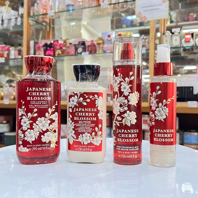 Bath & Body Works กลิ่นฮิต Japanese Cherry Blossom โลชั่น ครีมอาบน้ำ น้ำหอม