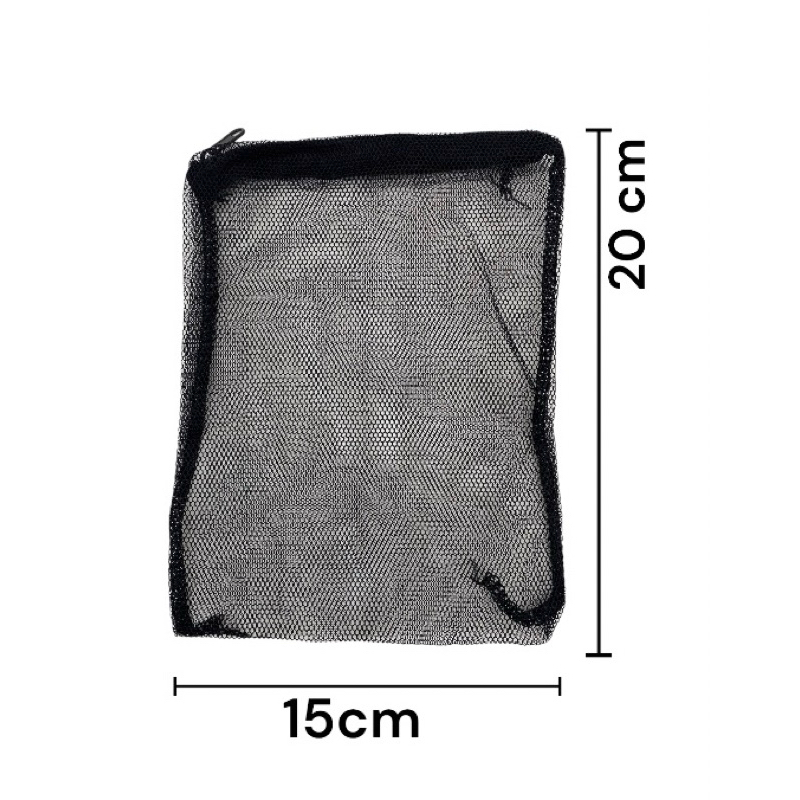 ถุงตาข่าย ใส่หินกรอง หินพัมมิส เซรามิก 15x20cm