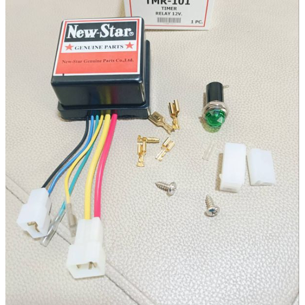 ไทม์เมอร์รีเลย์หัวเผา 2 in1 กล่องควบคุมหัวเผา 12V. และ 24v. แบรนด์ New-Star หรือ TN ราคาต่อ 1 ตัว