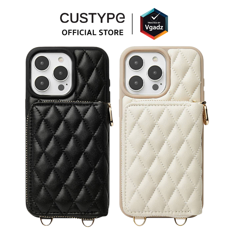 Custype เคสสำหรับ iPhone 15 Pro / 15 Pro Max รุ่น ZipPouch Classic Wallet